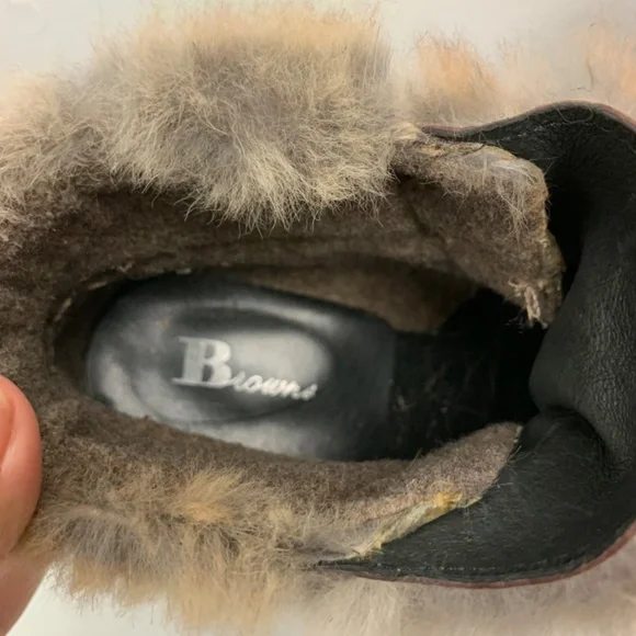 Fur booties - Picture 3 of 4
